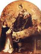 Bartolome Esteban Murillo Virgin Mary and the Santo Domingo oil painting